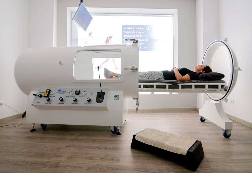 Medicina hiperbárica en Oxymedic, en La Línea (Cádiz).